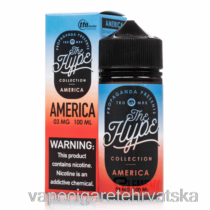Vape Cigarete Hype - Amerika - Propagandne E-tekućine - 100ml 12mg